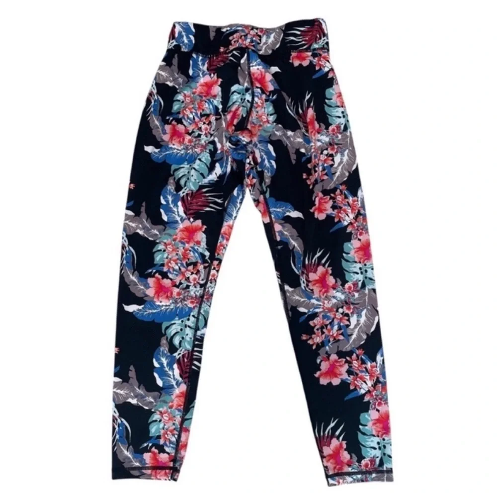 MINKPINK Move Dancing Floral Full Legging Tropical Large - Picture 3 of 8